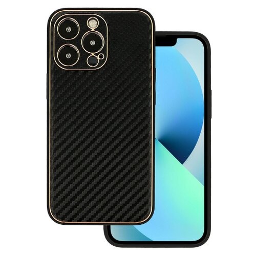 Puzdro Tel Protect Carbon Xiaomi Redmi Note 11 Pro - čierno zlaté