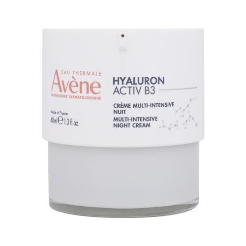 Avene Hyaluron Activ B3 Multi-Intensive Night Cream 40 ml nočný pleťový krém W výživa a regenerácia pleti; proti vráskam; spevnenie a lifting pleti