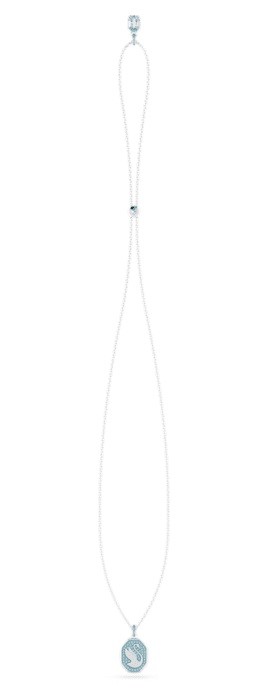 Swarovski Dlhý náhrdelník s labutou Signum 5628546