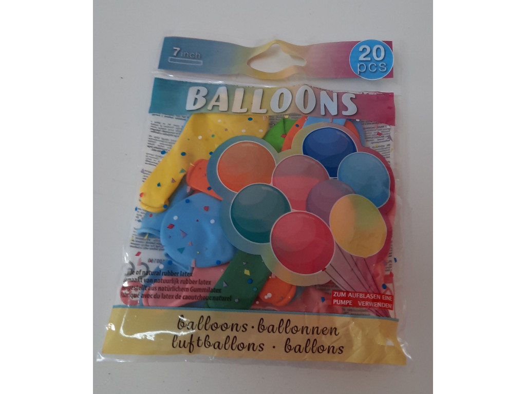 MAKRO - Balóny farebné 20ks