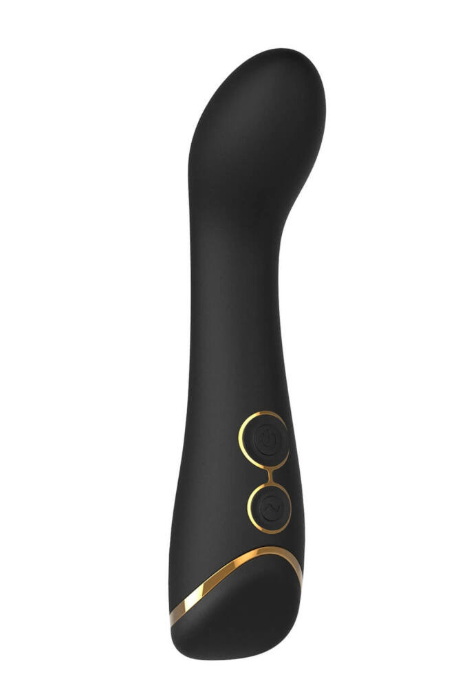 Elite Juliette - battery operated, waterproof G-spot vibrator (black)