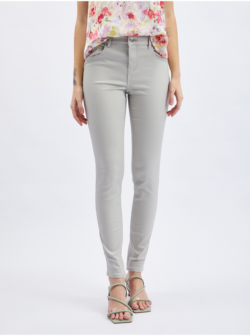 Orsay Light gray womens skinny fit jeans - Women