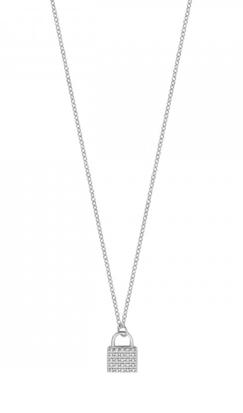 Esprit Štýlový strieborný náhrdelník so zirkónmi ESNL01811145