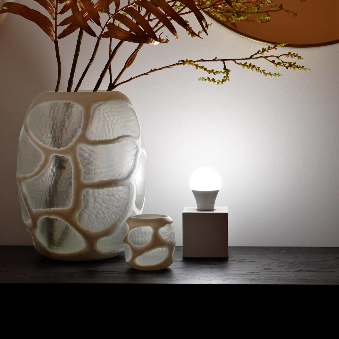 Calex Smart LED žiarovka E27 A60 9,4W CCT RGB 2 ks