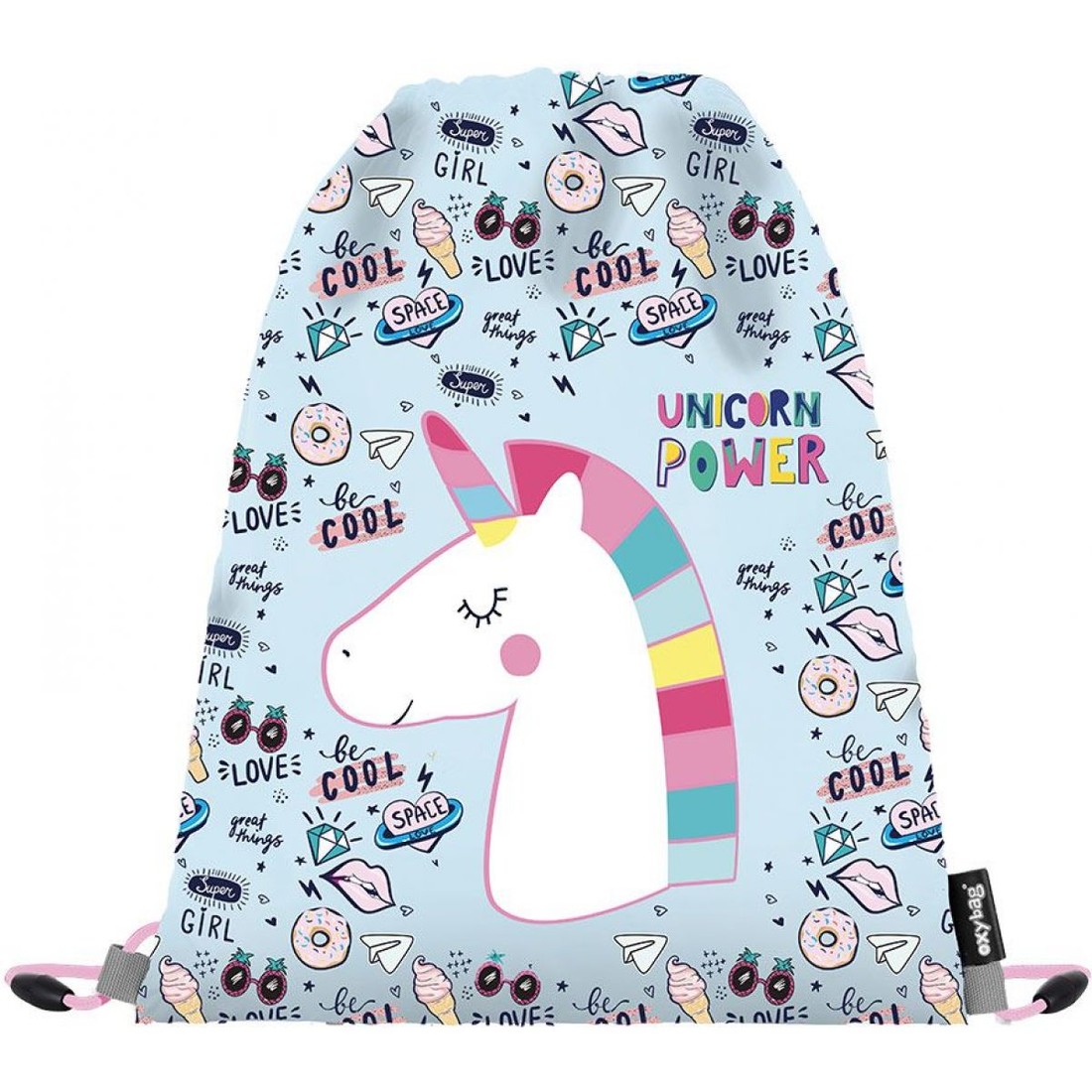 Kartón P+P Vrecko na cvičky Unicorn iconic power