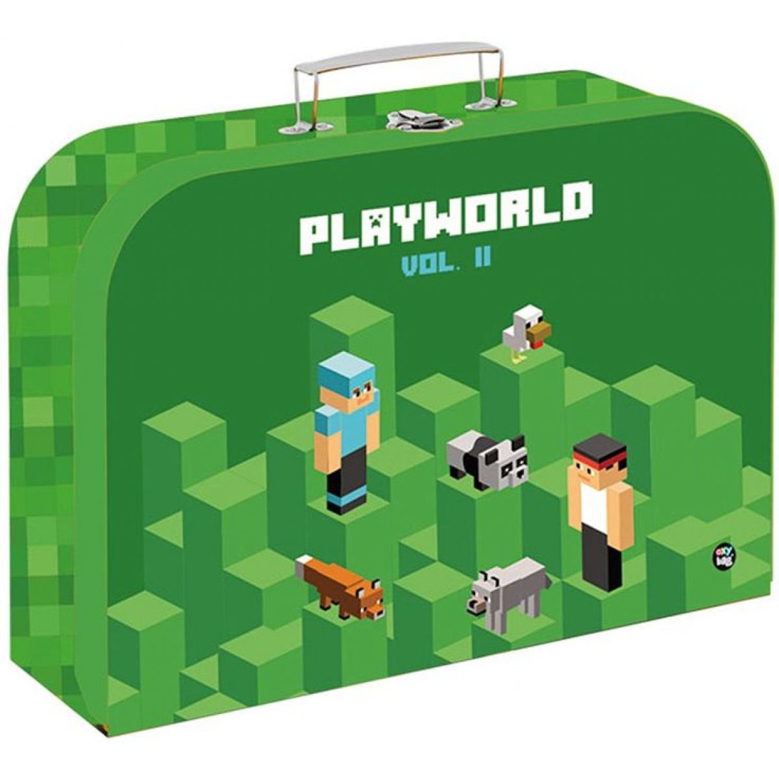Kartón P+P Kufrík lamino 34 cm Playworld Minecraft