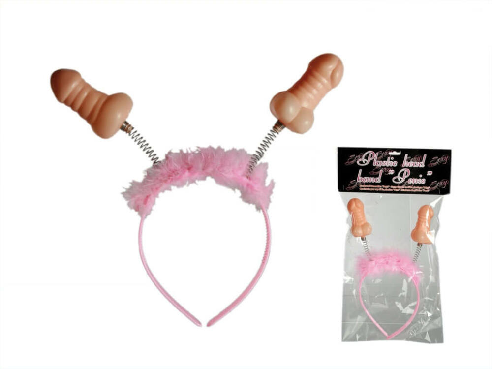 Penis Headband (pink-natural)