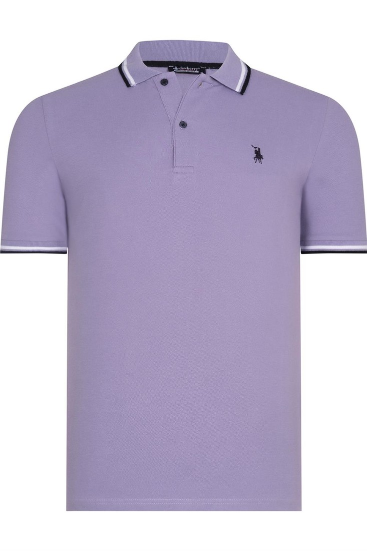T8594 DEWBERRY MENS T-SHIRT-LILAC