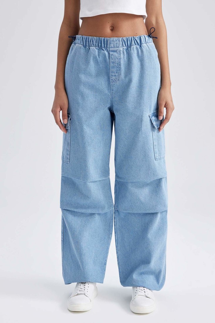 DEFACTO Parachute Jean Ankle Length Pants