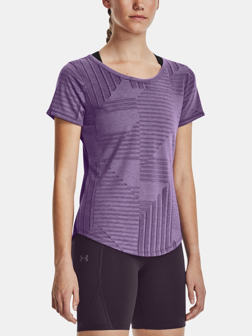 Under Armour T-Shirt Streaker Deco Diamond SS-PPL - Women