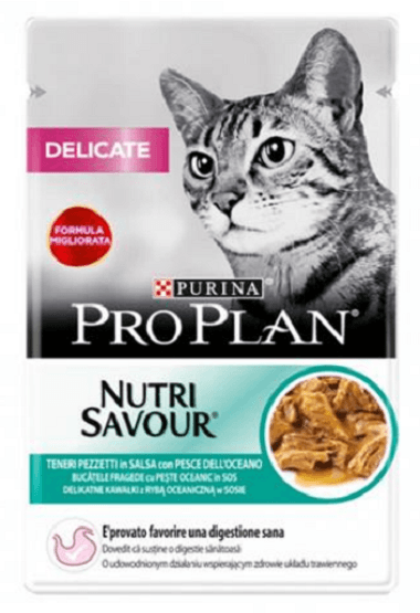 ProPlan MO Cat Adult delicate morské ryby kapsička 26x85 g