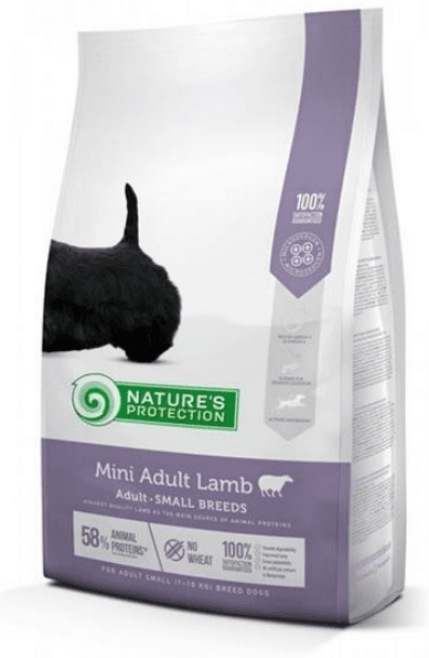 Natures P dog adult mini lamb 7,5 kg