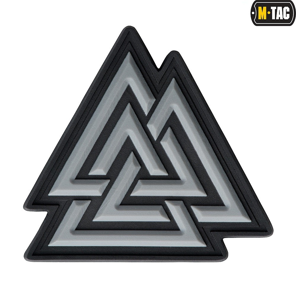 Nášivka M-Tac Valknut - sivá