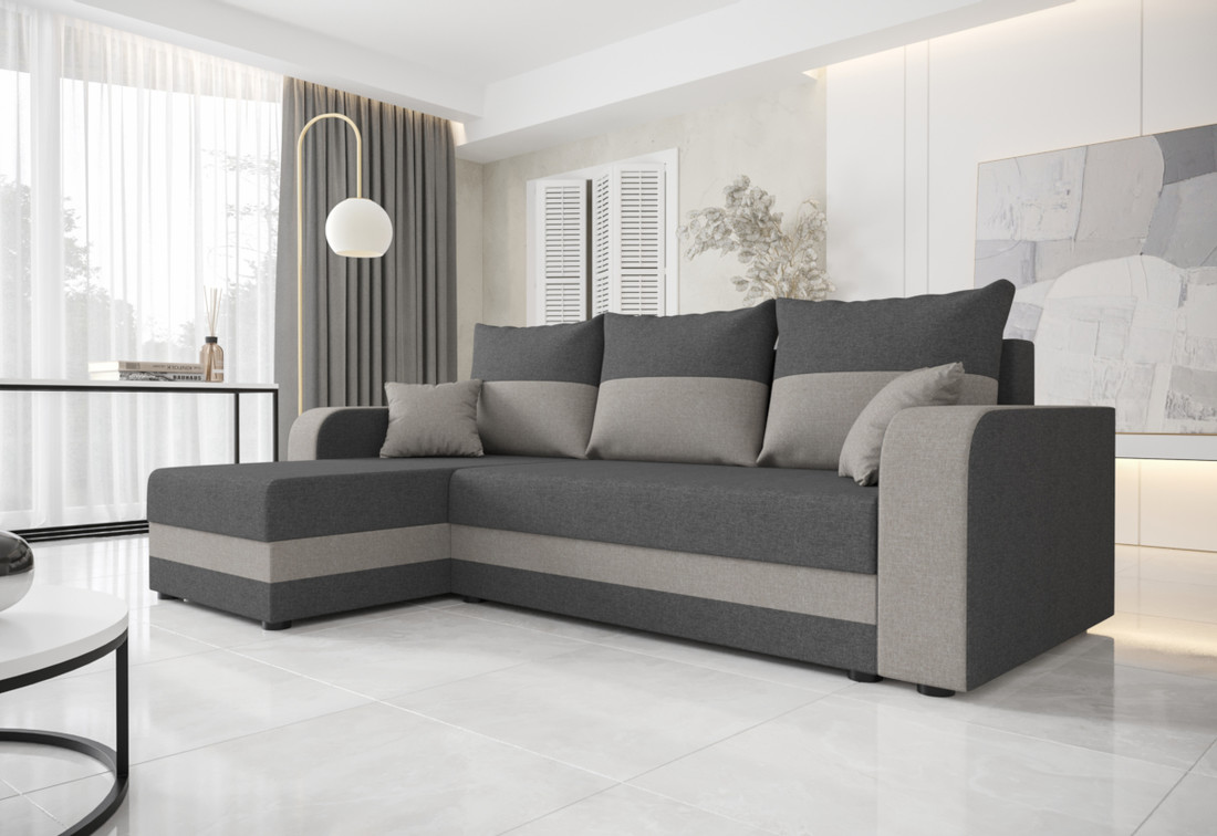 Expedo Rohová rozkládacia sedačka WETAL, 240x80x139 sawana 05/sawana 21