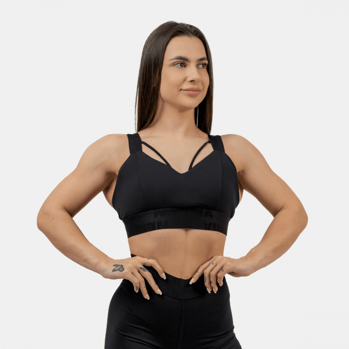 NEBBIA Športová podprsenka Intense Iconic Black  LL