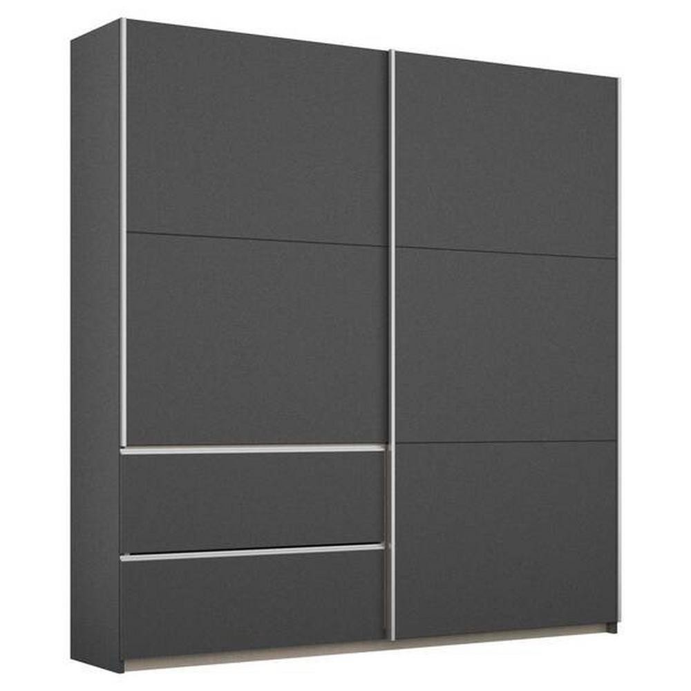 Šatníková Skriňa Sevilla Sivá 175cm