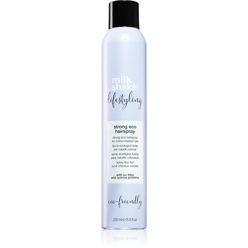 Milk Shake Lifestyling Strong Eco lak na vlasy so silnou fixáciou