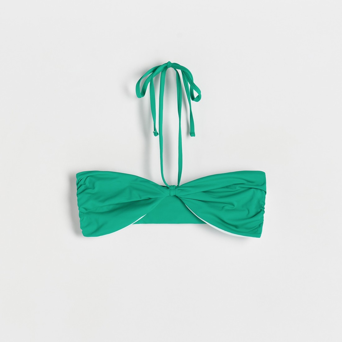 Reserved - Ladies` beachwear bra - Tyrkysová