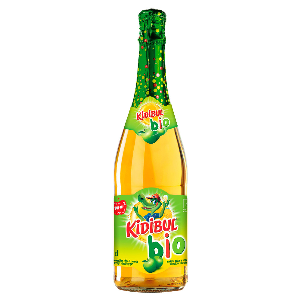 KIDIBUL Detský šumivý nápoj jablko BIO 750 ml