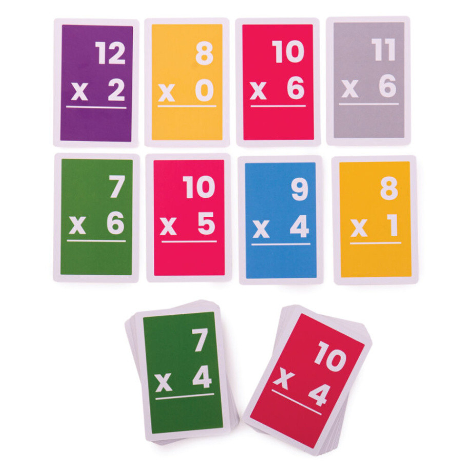 BIGJIGS Toys Kartičky násobenie 7-12