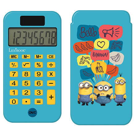 Lexibook Vrecková kalkulačka Mimoni s ochranným krytom