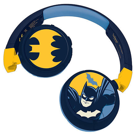 Lexibook Skladacie bezdrôtové Bluetooth slúchadlá Batman