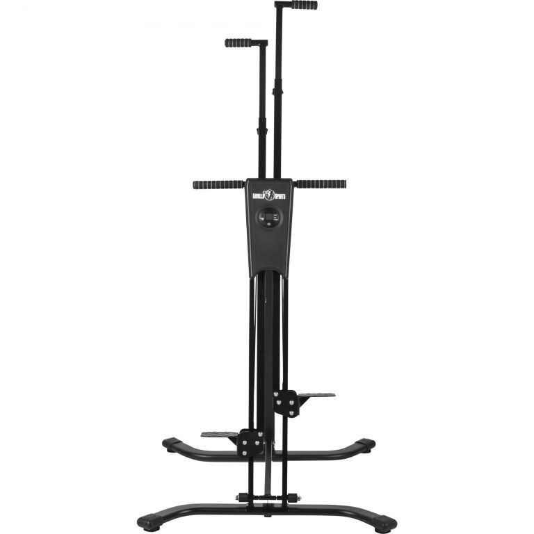 Gorilla Sports Vertikálny stepper 98 x 103 x 141 cm, čierny