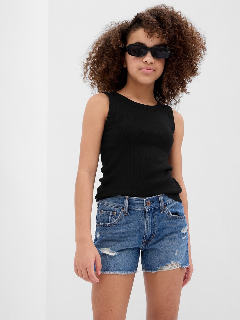 GAP Otroške ribbed Majica - Girls