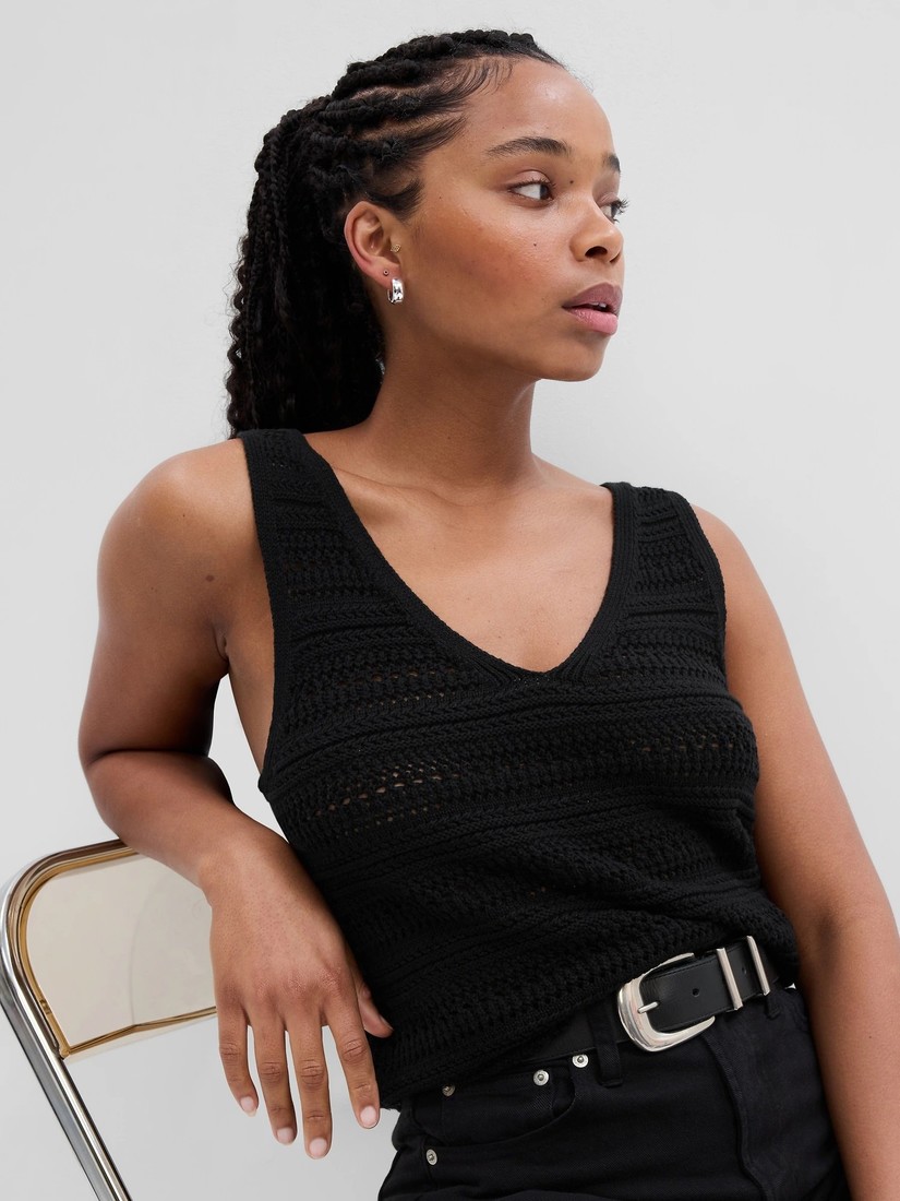 GAP Crochet Majicavý Top - Women