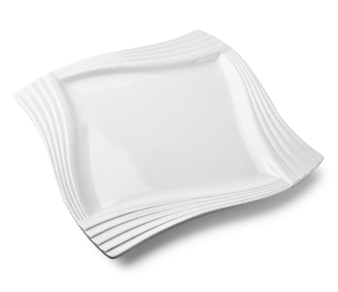 Mělký porcelánový talíř BASIC 32,5 cm bílý