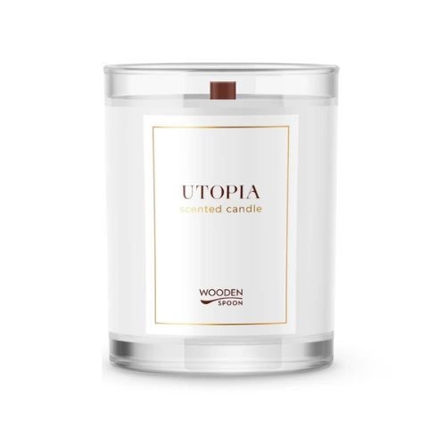 Sójová vonná sviečka Utopia Wooden Spoon 200g