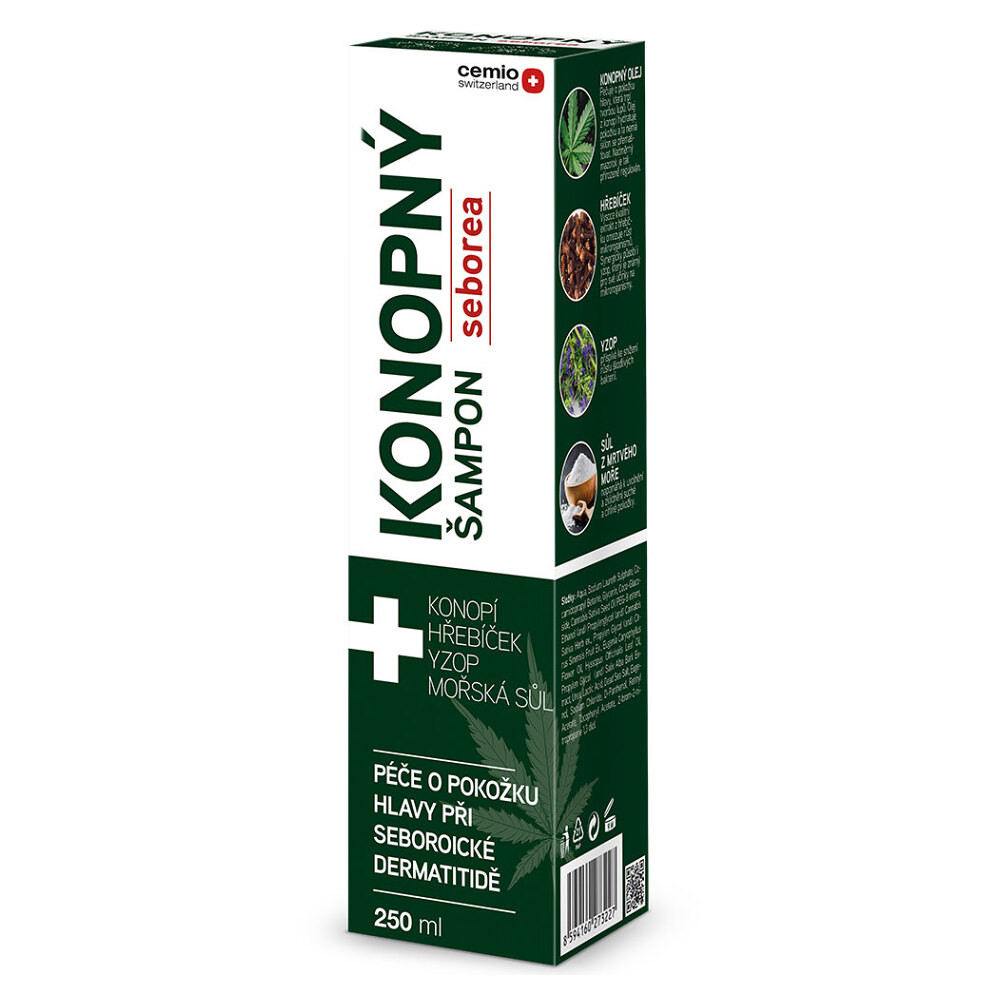 CEMIO Seborea Konopný šampón 250 ml