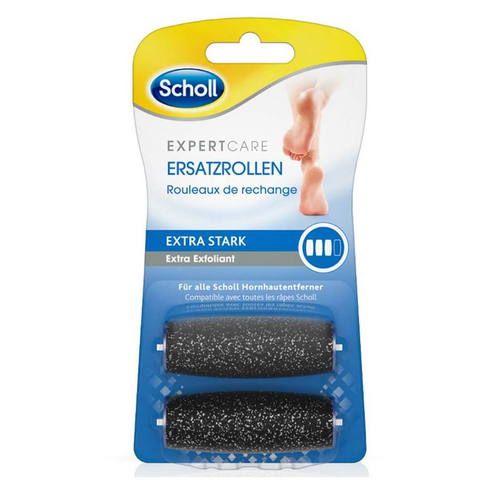 SCHOLL Velvet náhradné valčeky do elektrického pilníka na chodidlá extra hrubé 2 ks