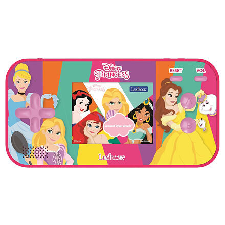 Lexibook Herná konzola Compact Cyber Arcade Disney Princesse s obrazovkou 2,5