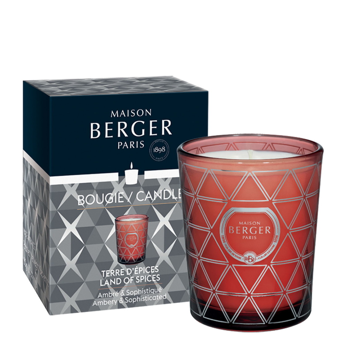 Maison Berger Paris Sviečka Géode s vôňou Krajina korenia, 180 g 7409