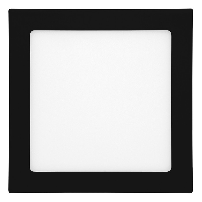 T-LED Čierny vstavaný LED panel hranatý 300 x 300mm 24W Farba svetla: Teplá biela 102119