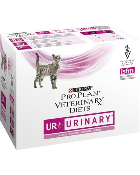 Purina VD Feline - UR St/Ox Urinary Salmon kapsičky pre mačky 10x85 g