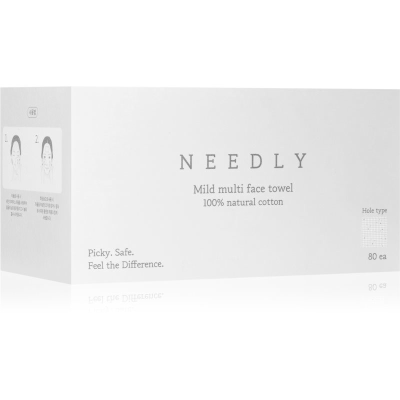 NEEDLY Mild Cleansing Multi Face Towel uterák jednorazový 80 ks