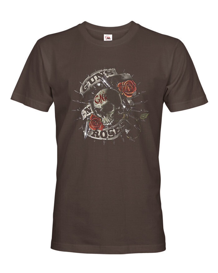 Pánské tričko s potiskem kapely Guns N' Roses  - parádní tričko s potiskem rockové skupiny Guns N' Roses