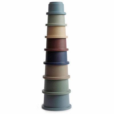 Mushie skladacia veža 3v1 - Forest