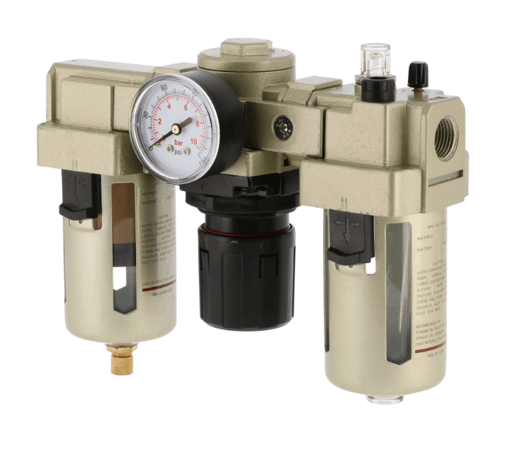 Airpress Vzduchový filter + regulator + primazavanie 1/2