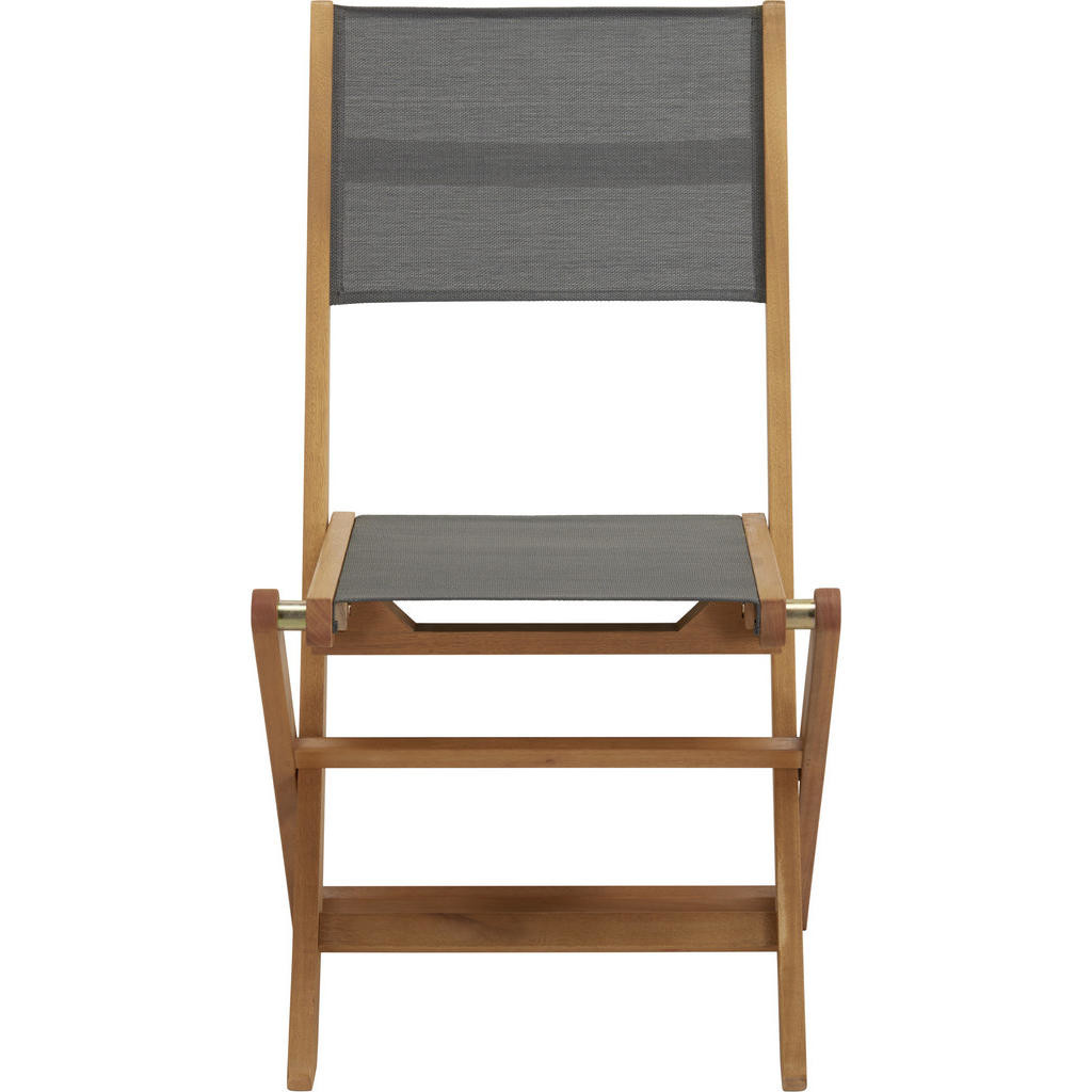 Ambia Garden ZÁHRADNÁ SKLADACIA STOLIČKA, drevo, textil