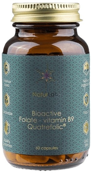 Naturlabs folát bioaktivní quatrefolic® 60 kapsúl