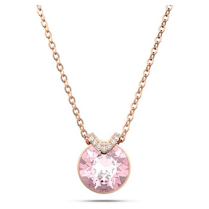 Swarovski Trblietavý bronzový náhrdelník Bella 5662088