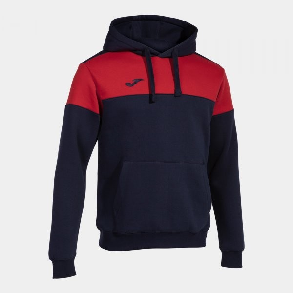 CREW V HOODIE NAVY RED 2XS