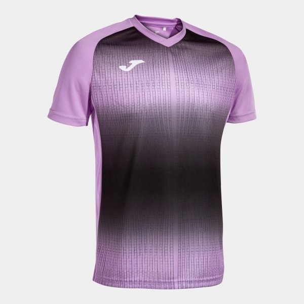 TIGER V SHORT SLEEVE T-SHIRT PURPLE BLACK 2XL