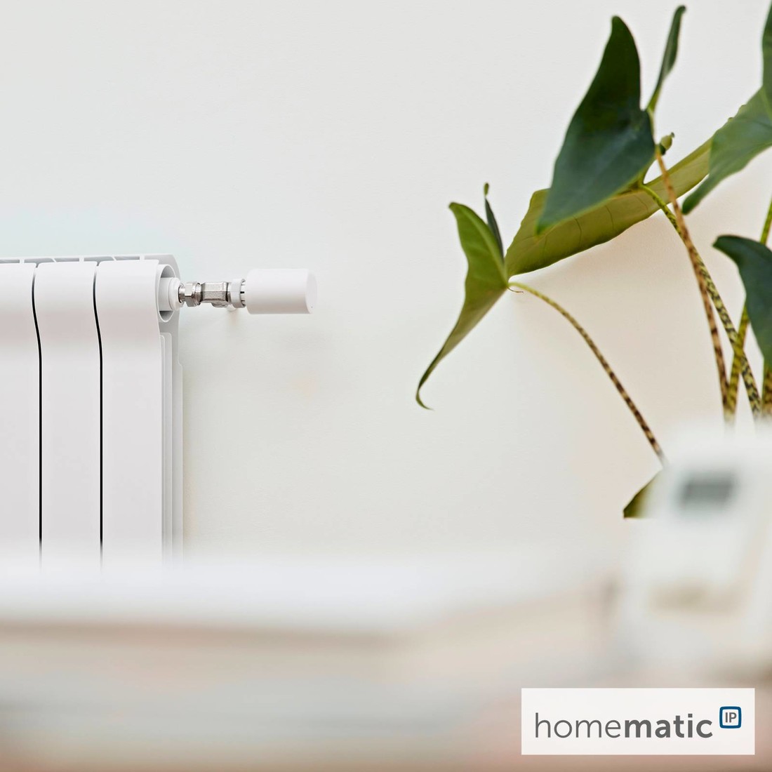 Homematic IP termostat Evo, antracitová