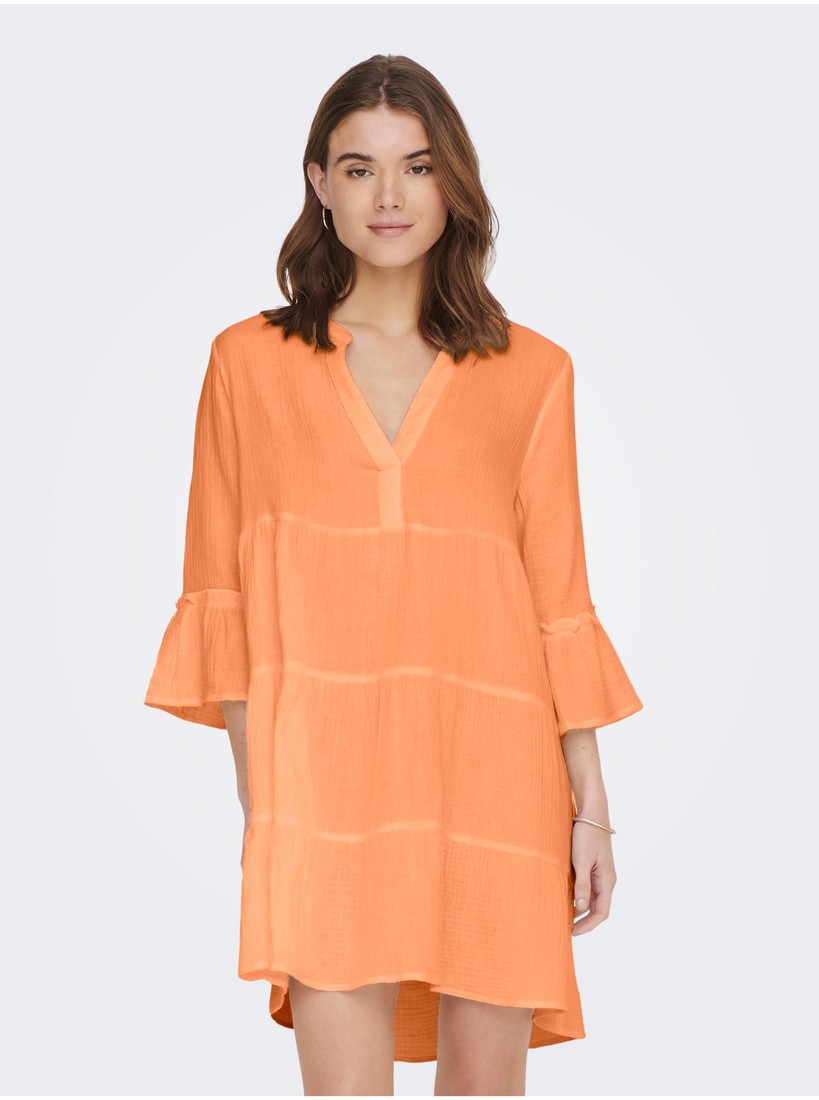 Orange Ladies Minidress ONLY Thyra - Women