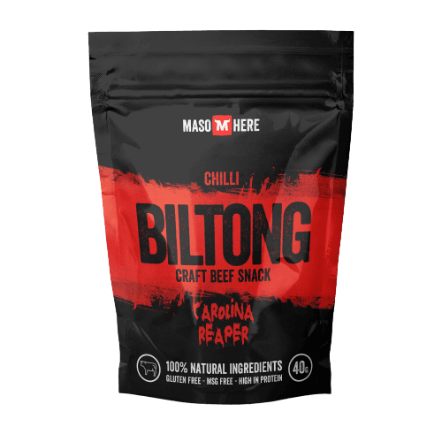 Maso Here Hovädzí biltong chilli 40 g