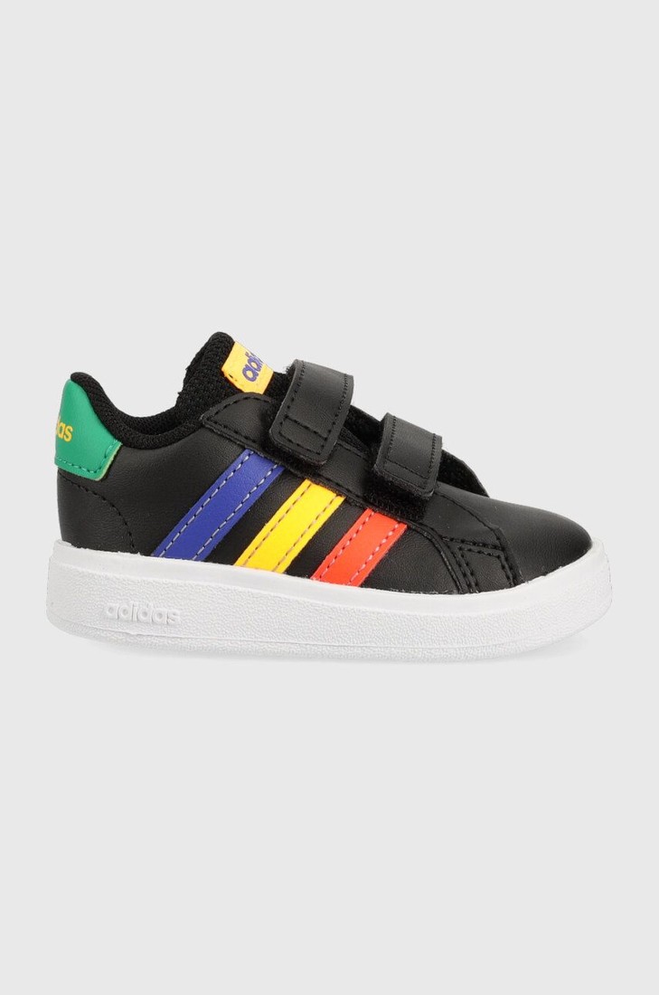 Detské tenisky adidas GRAND COURT 2. CF čierna farba
